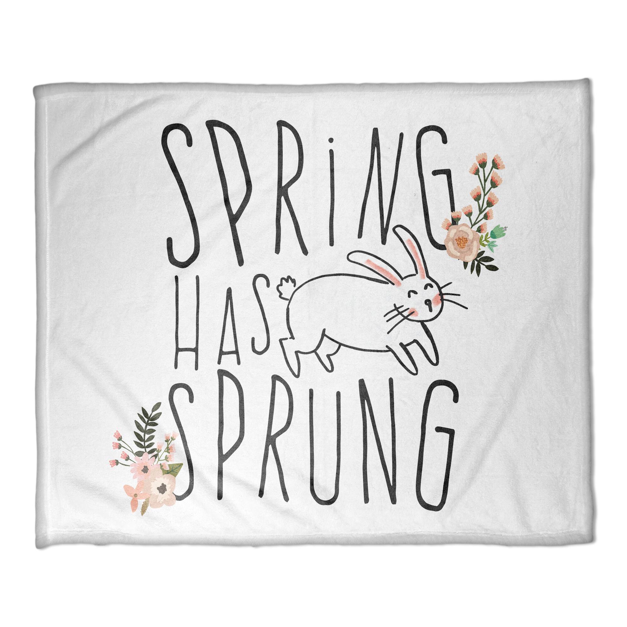 Spring Has Sprung Throw Blanket
